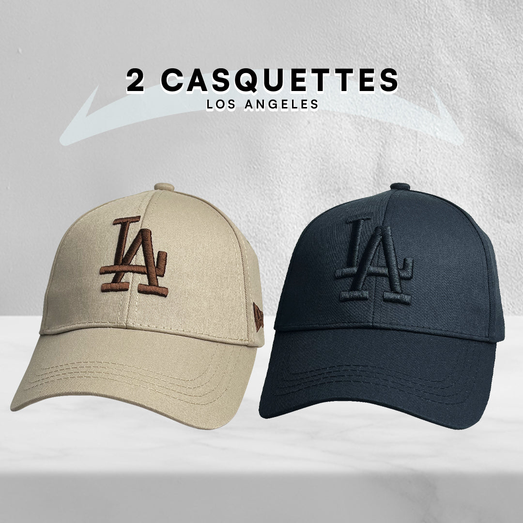 2 Casquettes Los Angeles