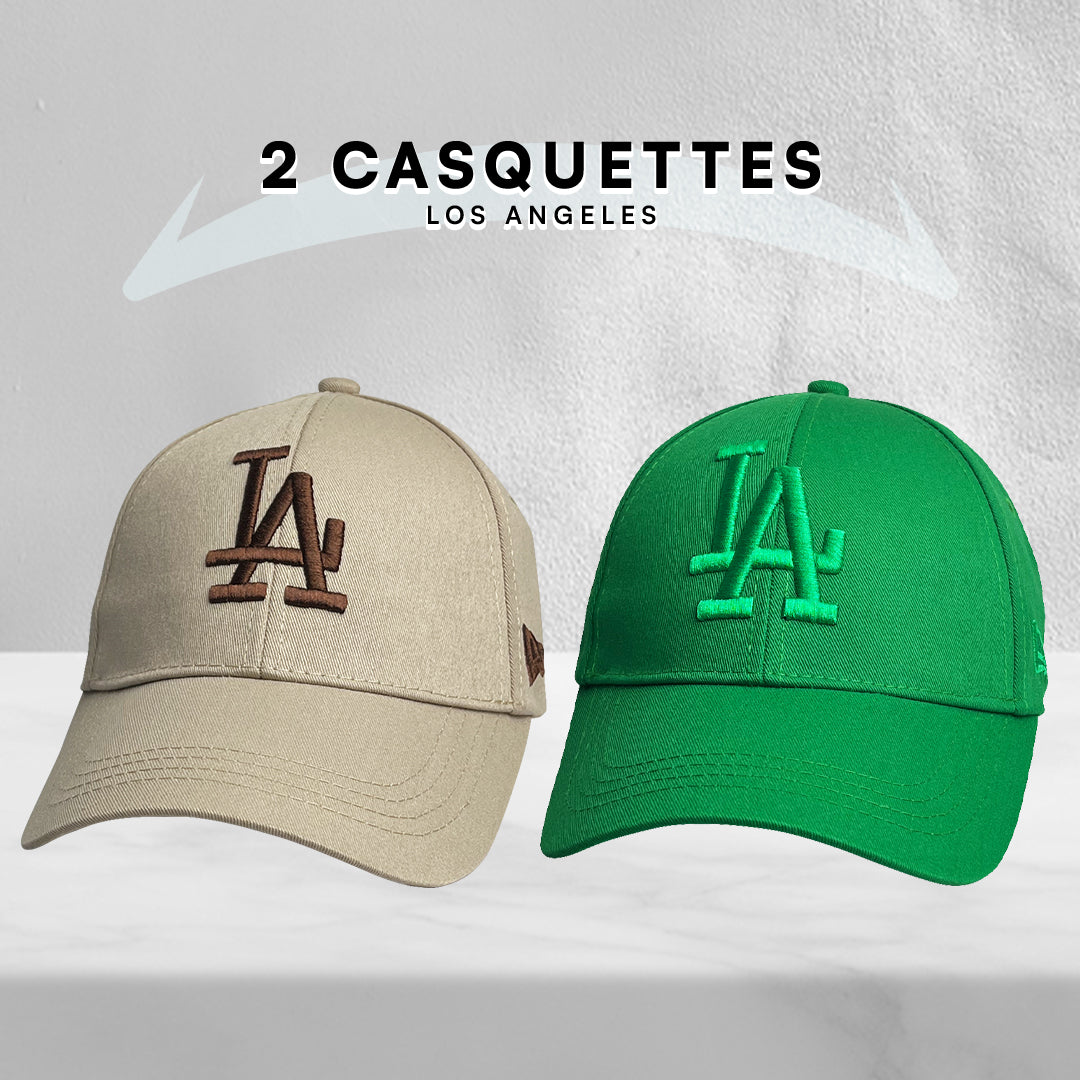 2 Casquettes Los Angeles