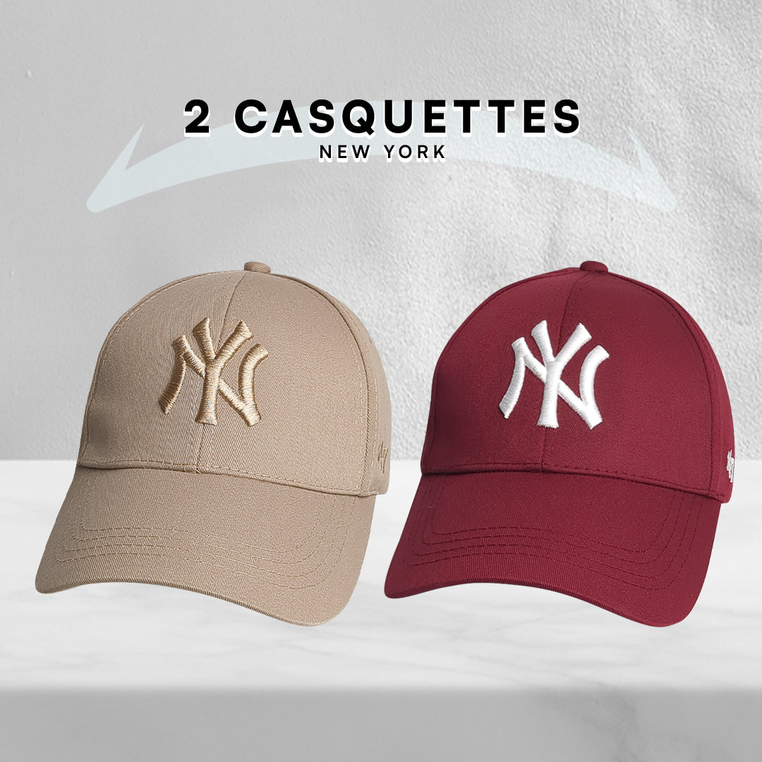 2 Casquettes New York
