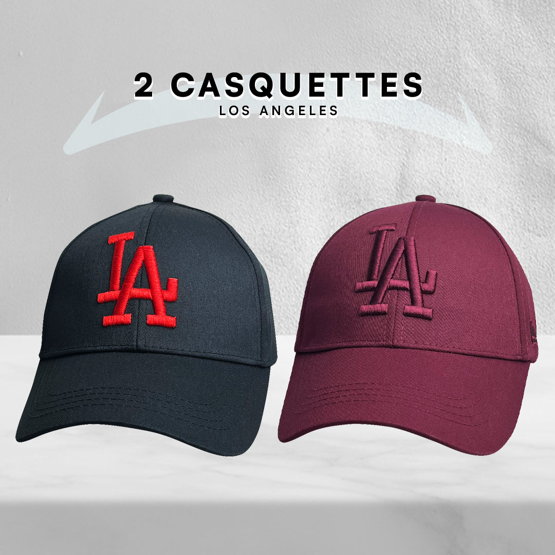 2 Casquettes Los Angeles