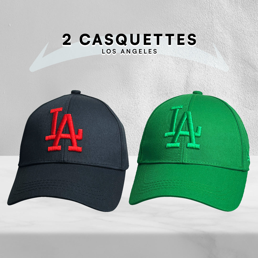 2 Casquettes Los Angeles
