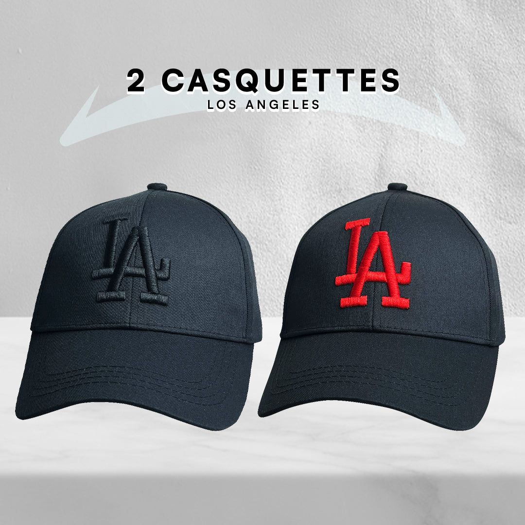 2 Casquettes Los Angeles