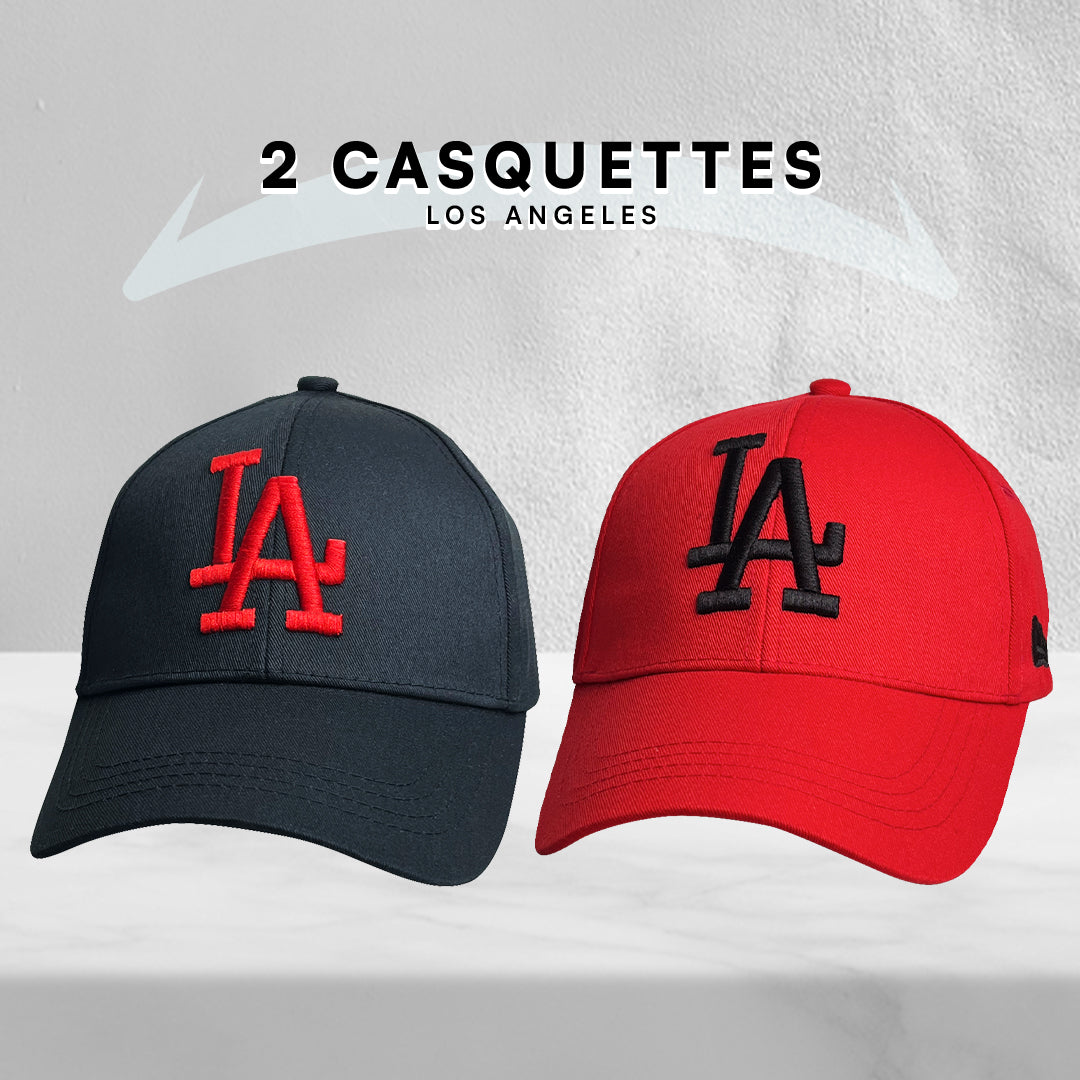 2 Casquettes Los Angeles