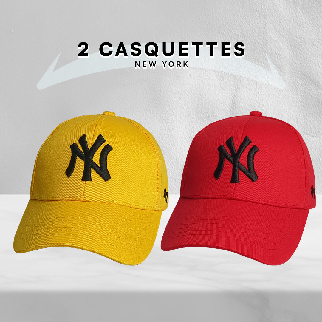 2 Casquettes New York