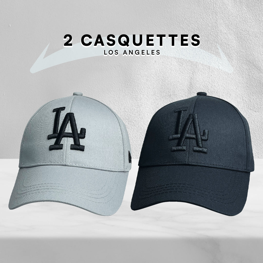 2 Casquettes Los Angeles