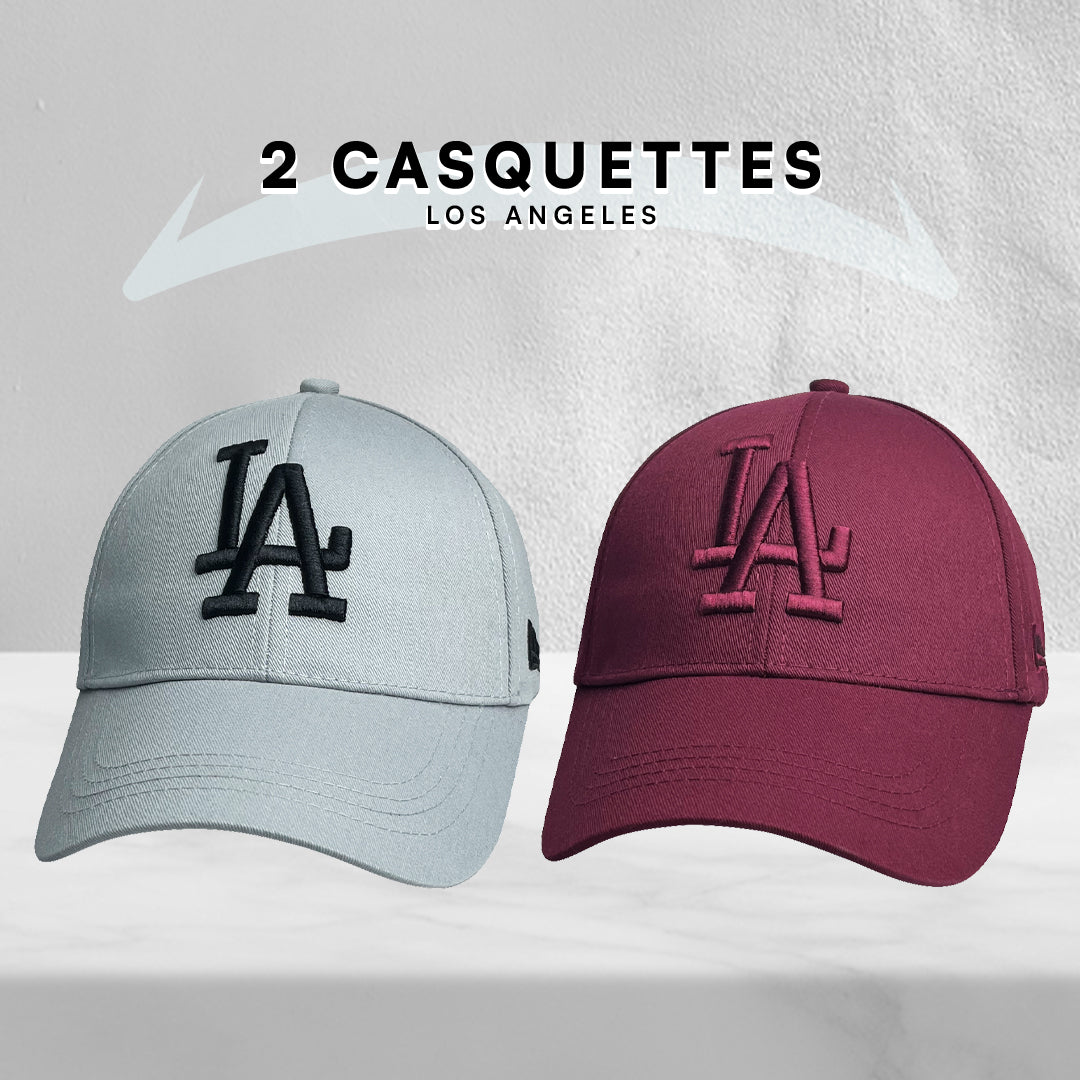 2 Casquettes Los Angeles
