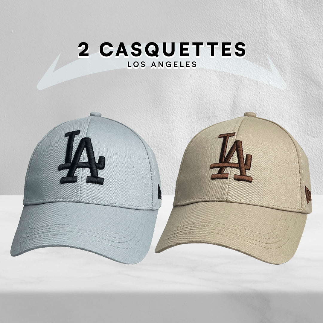 2 Casquettes Los Angeles