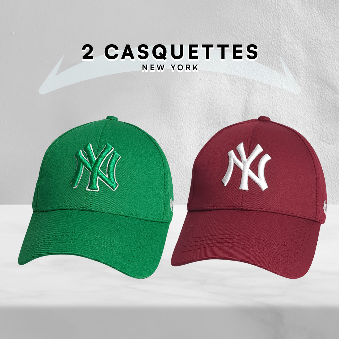 2 Casquettes New York