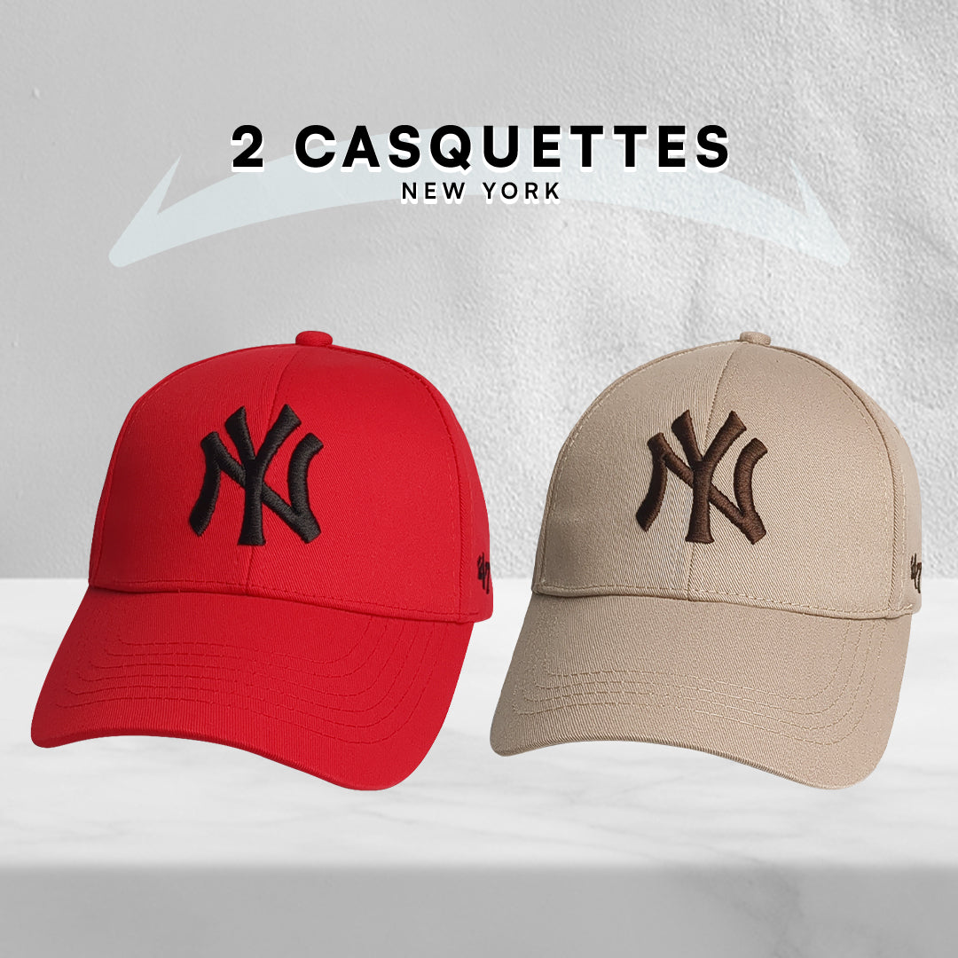 2 Casquettes New York