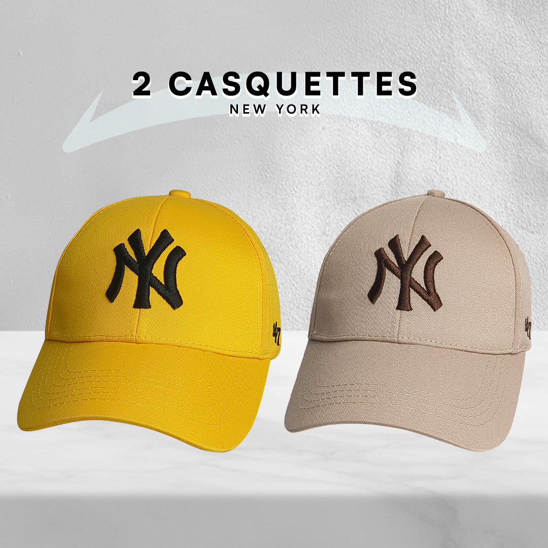 2 Casquettes New York