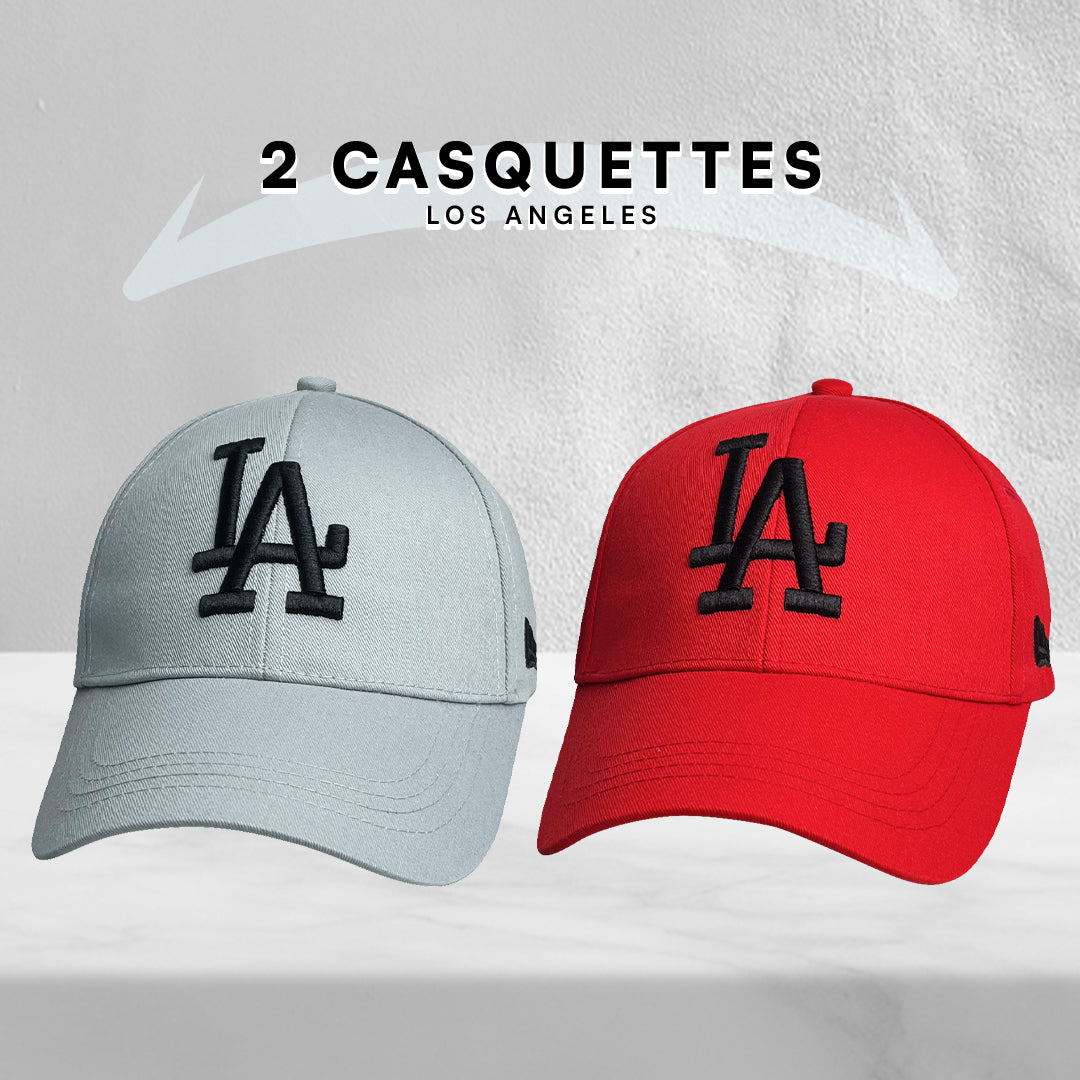 2 Casquettes Los Angeles
