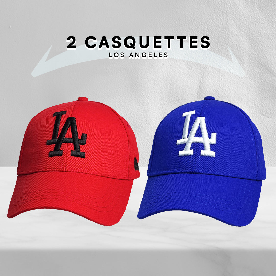 2 Casquettes Los Angeles