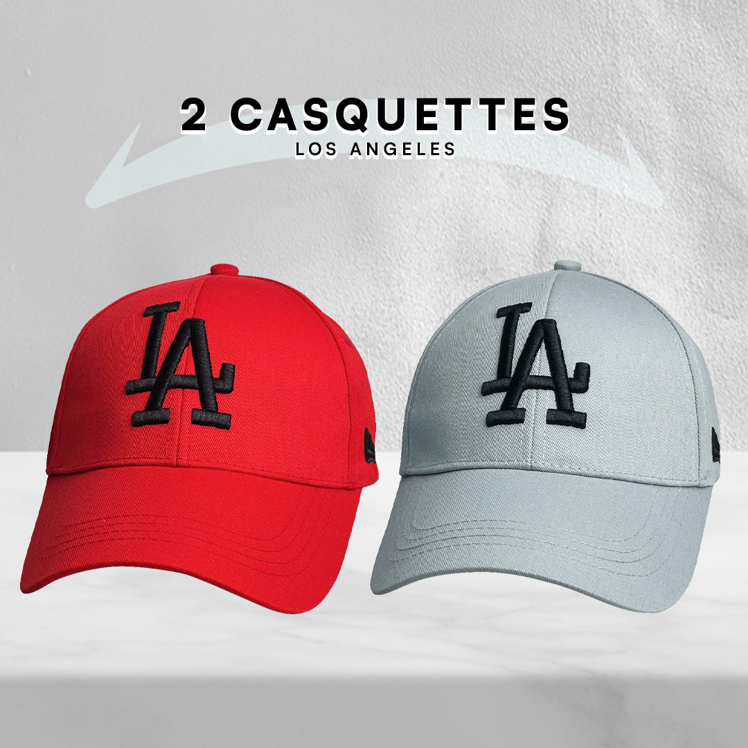 2 Casquettes Los Angeles