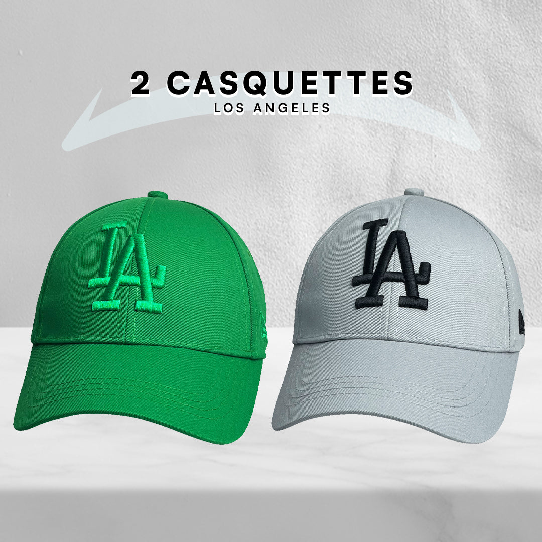 2 Casquettes Los Angeles