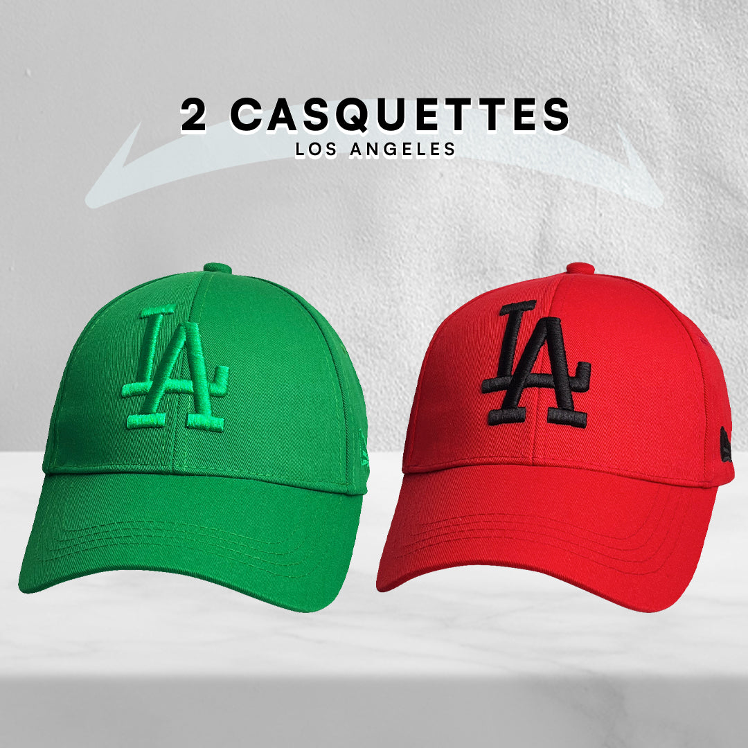2 Casquettes Los Angeles
