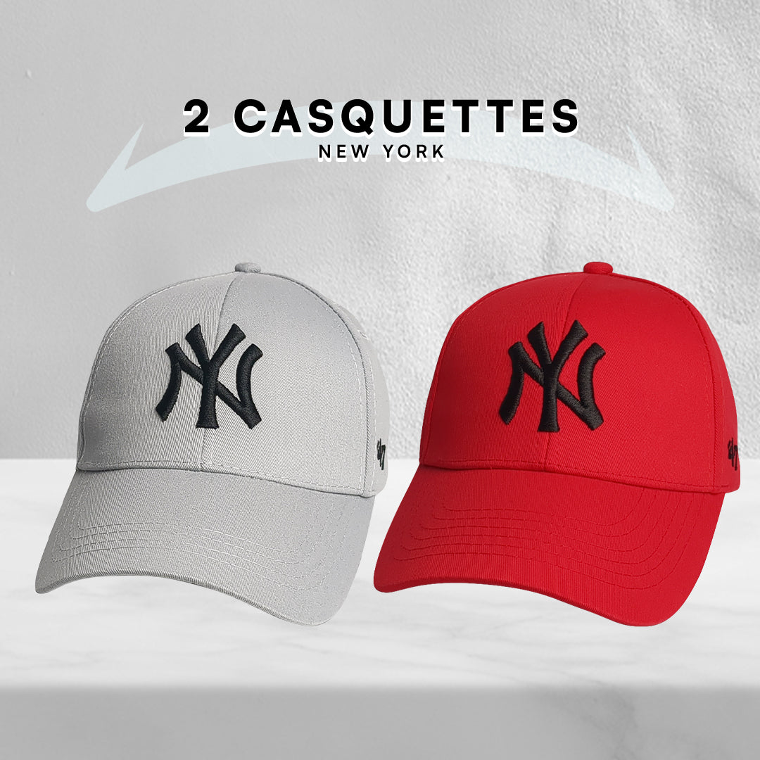 2 Casquettes New York