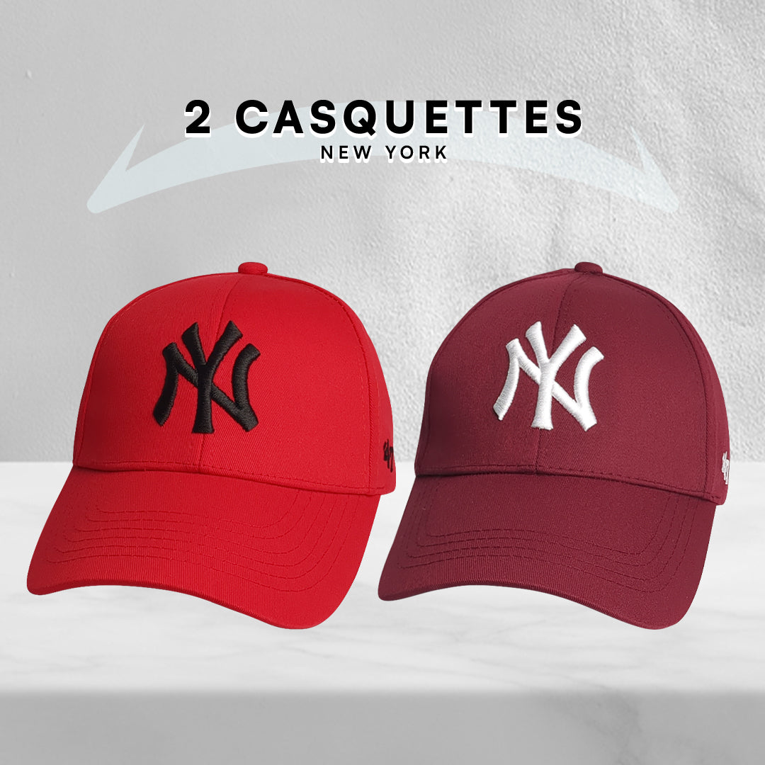2 Casquettes New York