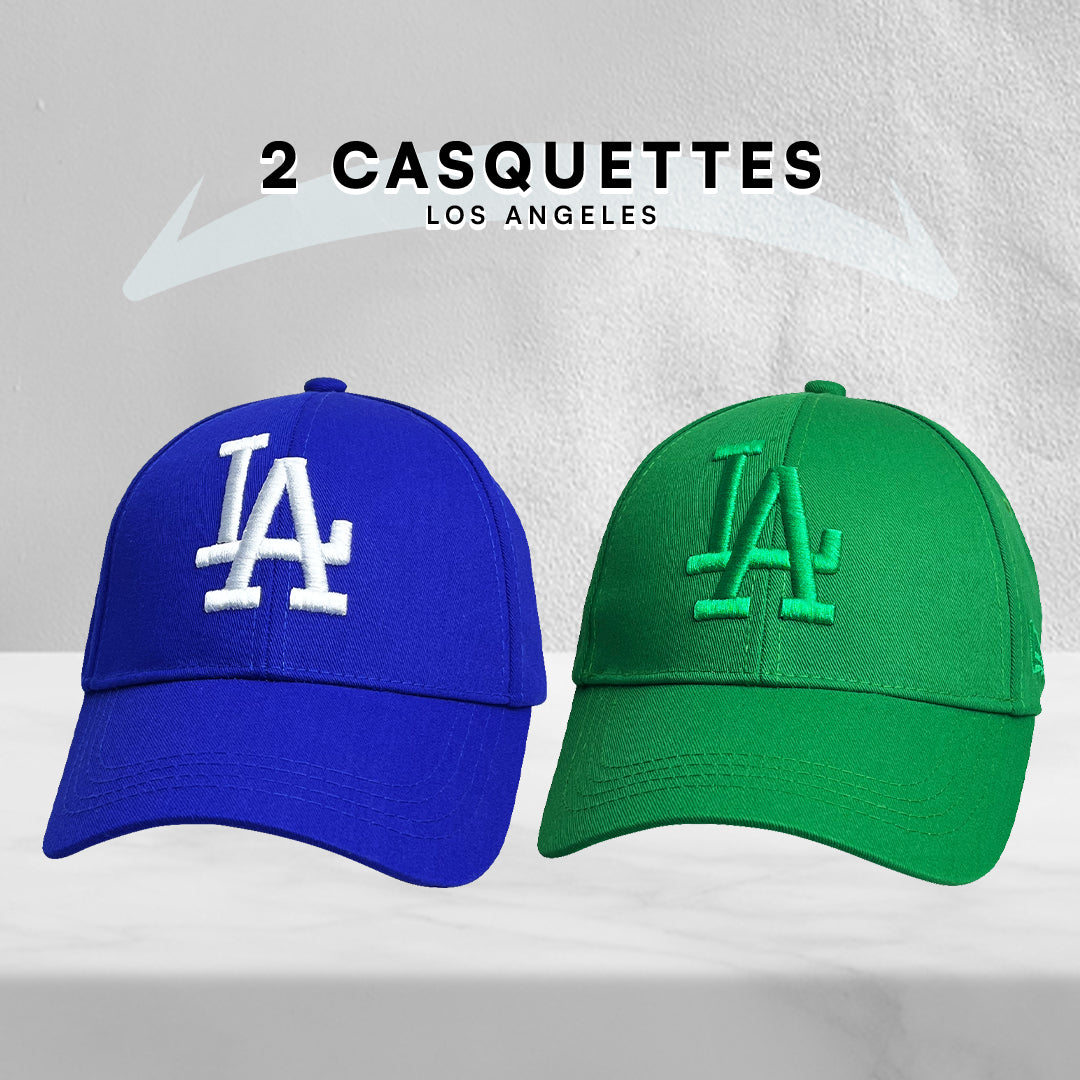 2 Casquettes Los Angeles