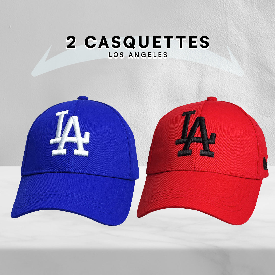 2 Casquettes Los Angeles