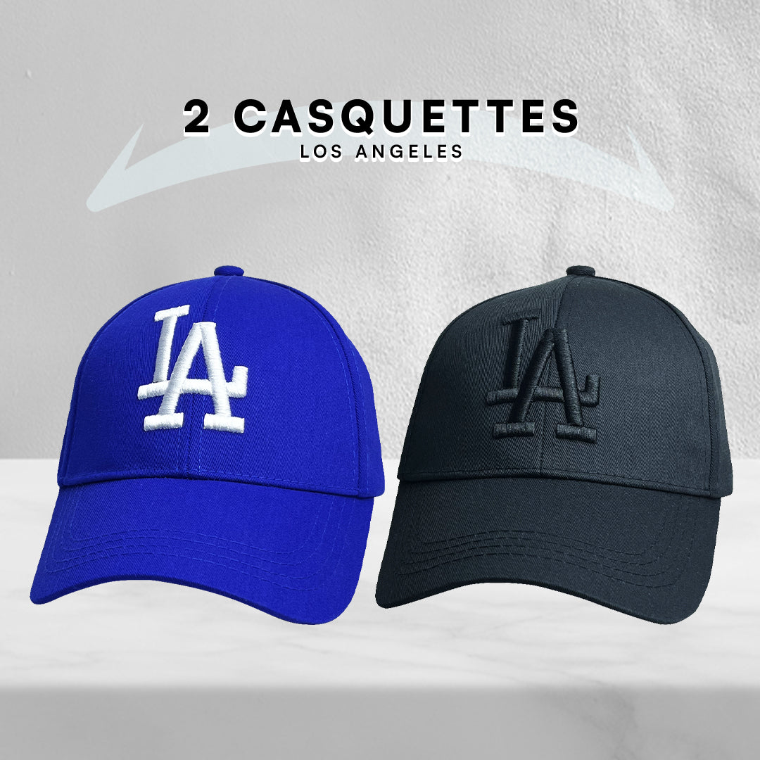 2 Casquettes Los Angeles