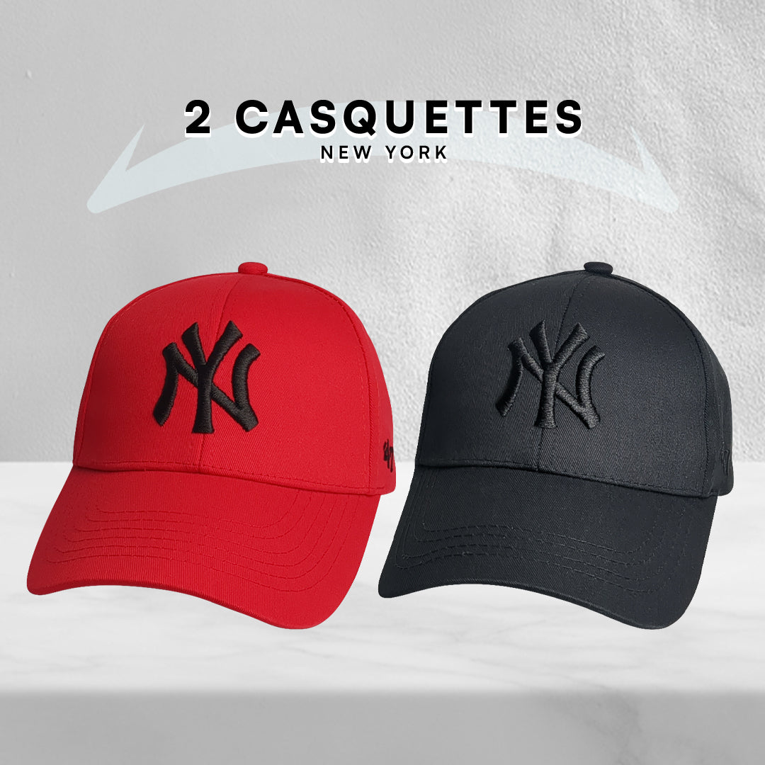 2 Casquettes New York