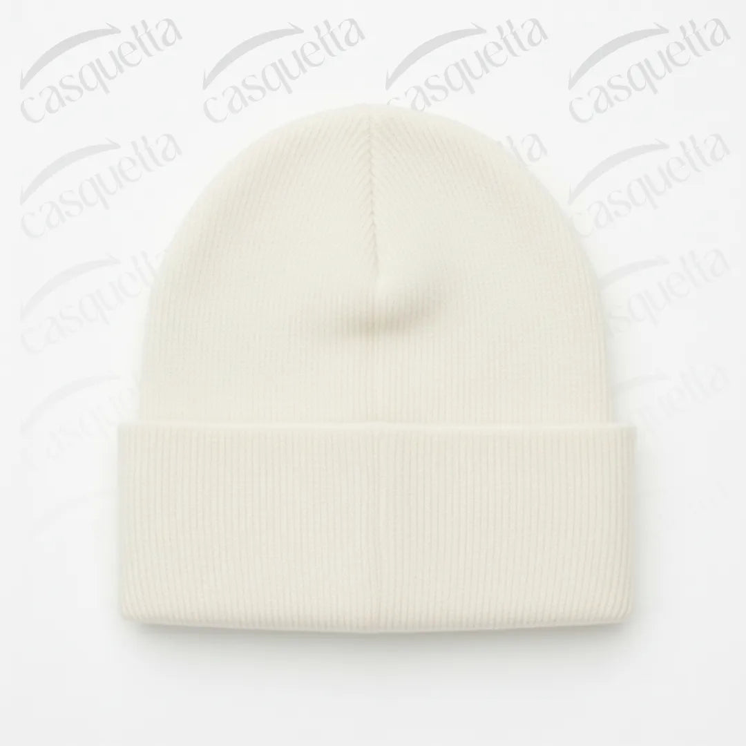 Bonnet Tricoté L a c o s t e Unisexe - Blanc