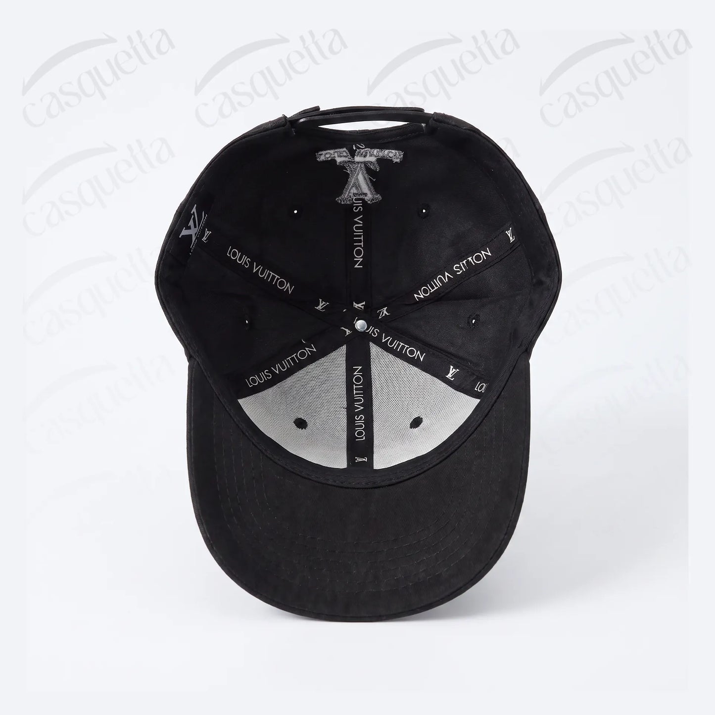 LV Noire Motif Lettres
