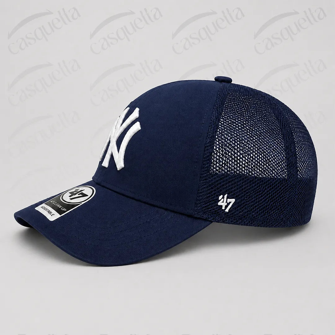 Casquette Trucker NY | BleuMarine*Blanc