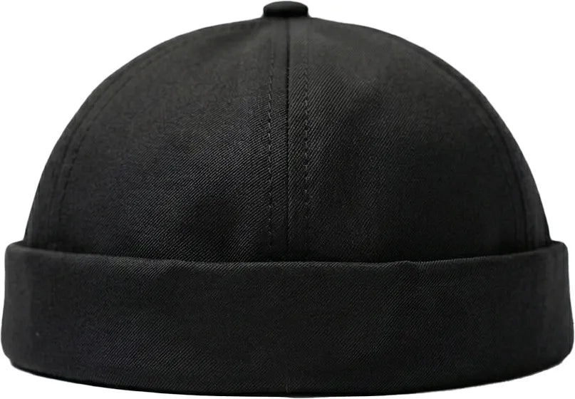 Brimless hat - Simple Noir