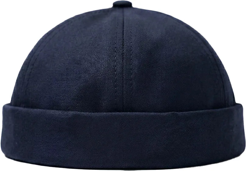 Brimless hat - Simple Bleu marine