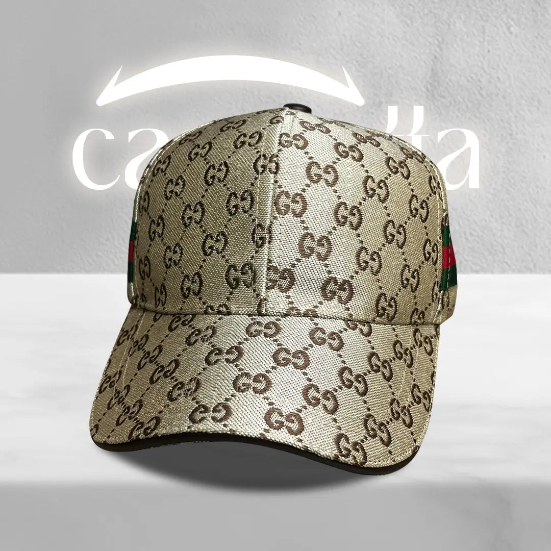 Casquette GG Premium Dorée – Le Prestige Absolu