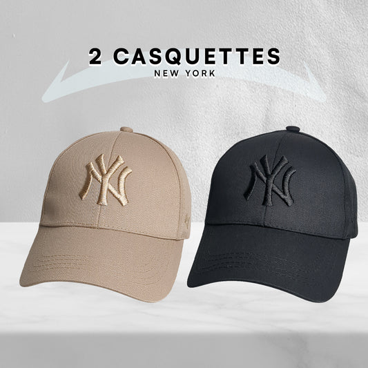 2 Casquettes New York