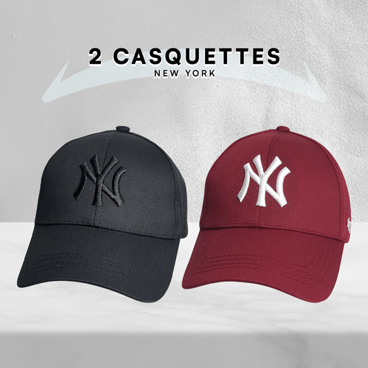 2 Casquettes New York