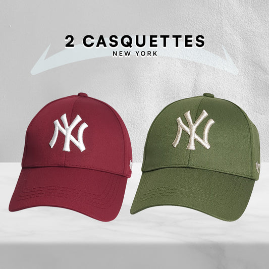 2 Casquettes New York