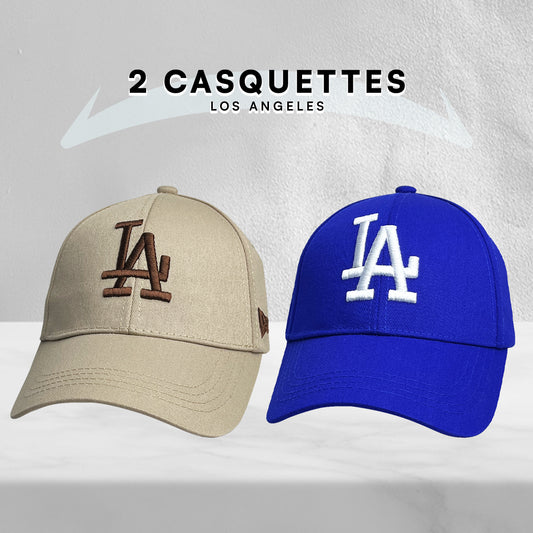 2 Casquettes Los Angeles