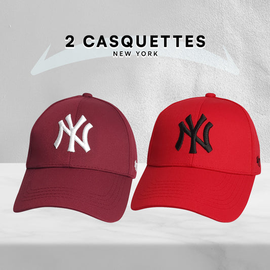 2 Casquettes New York