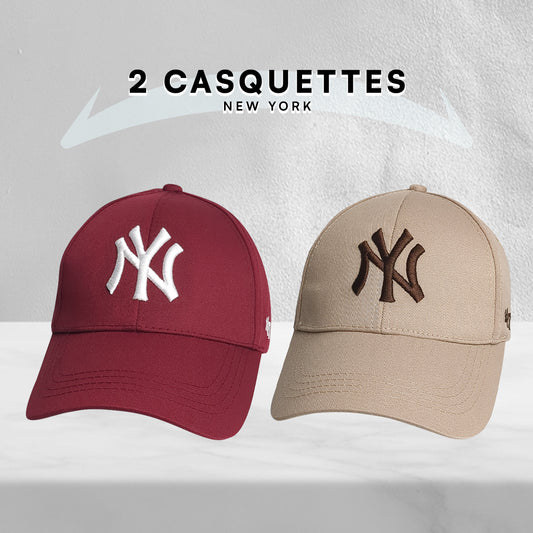 2 Casquettes New York