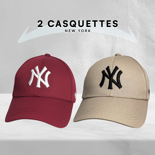 2 Casquettes New York