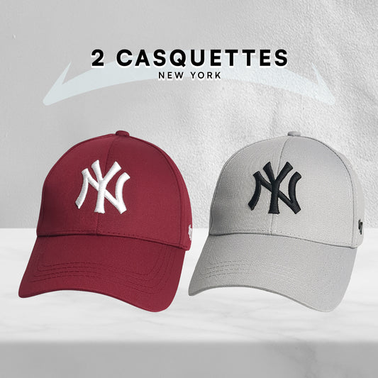 2 Casquettes New York