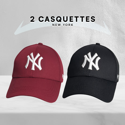 2 Casquettes New York