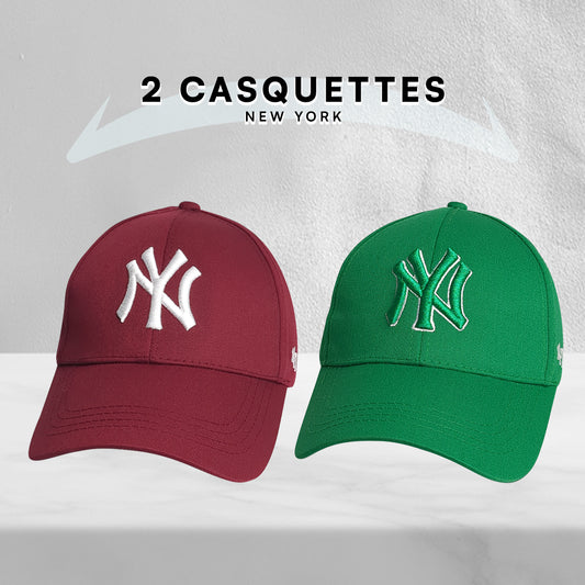 2 Casquettes New York