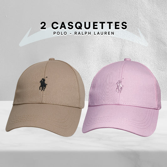 2 Casquettes Polo de haute qualitè