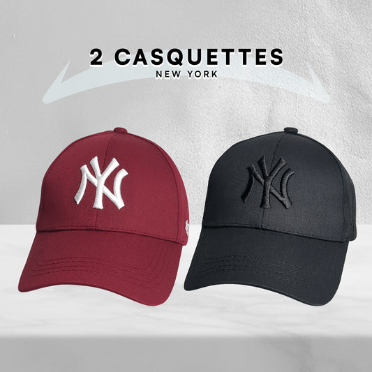2 Casquettes New York