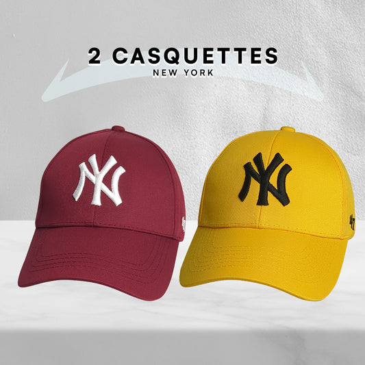 2 Casquettes New York