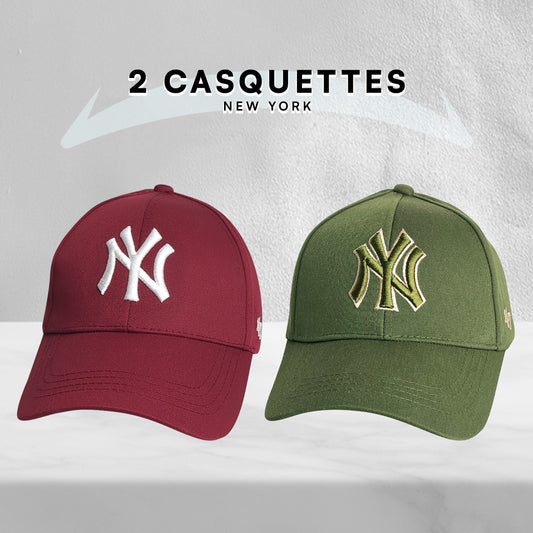 2 Casquettes New York