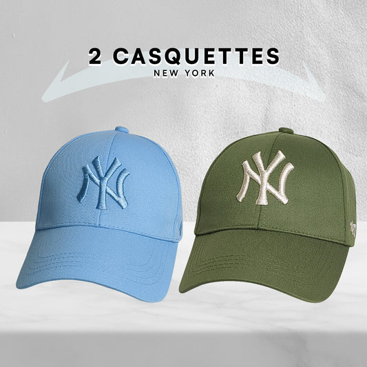 2 Casquettes New York