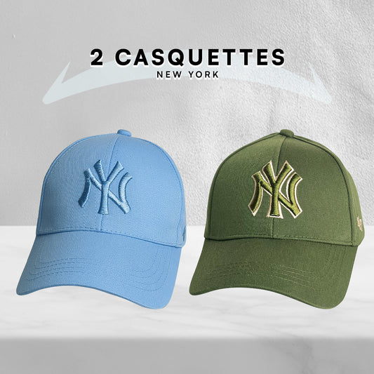 2 Casquettes New York