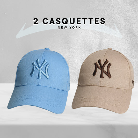 2 Casquettes New York