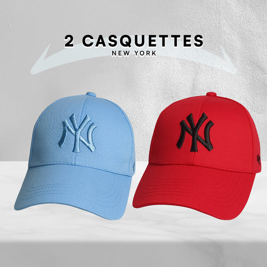 2 Casquettes New York
