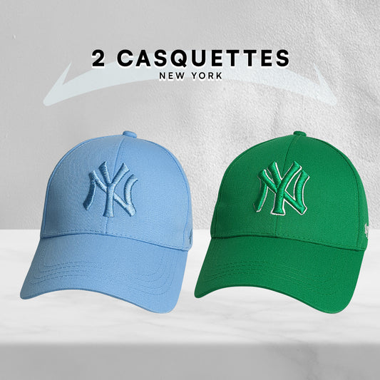 2 Casquettes New York
